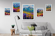 Bright Nature Landscape Illustration, a Decorative Illustration by Housui Patterns (Thumbnail 8 of 12)