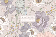 Seamless floral pattern, a Pattern Graphic by Elona Laff (Thumbnail 1 of 5)