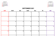Calendar Planner 2021, a Flyer Template by art789 studio (Thumbnail 9 of 13)