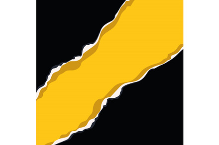 ripped black pape, an Object Illustration by studiogstock
