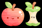 Apples Clipart, an Education Illustration by greywalnutstudio (Thumbnail 4 of 4)