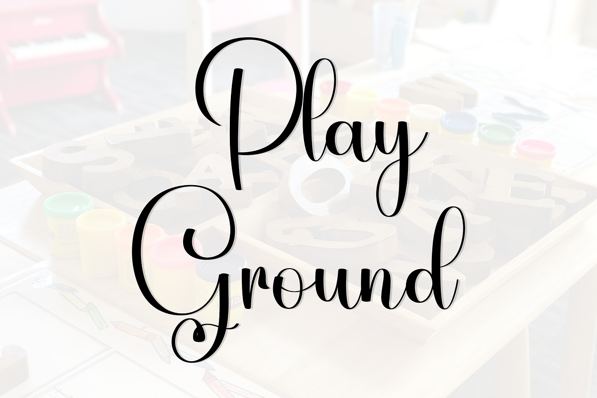 Kindergarten, a Handwritten Font by InermediaSTUDIO (Photo 8 of 8)
