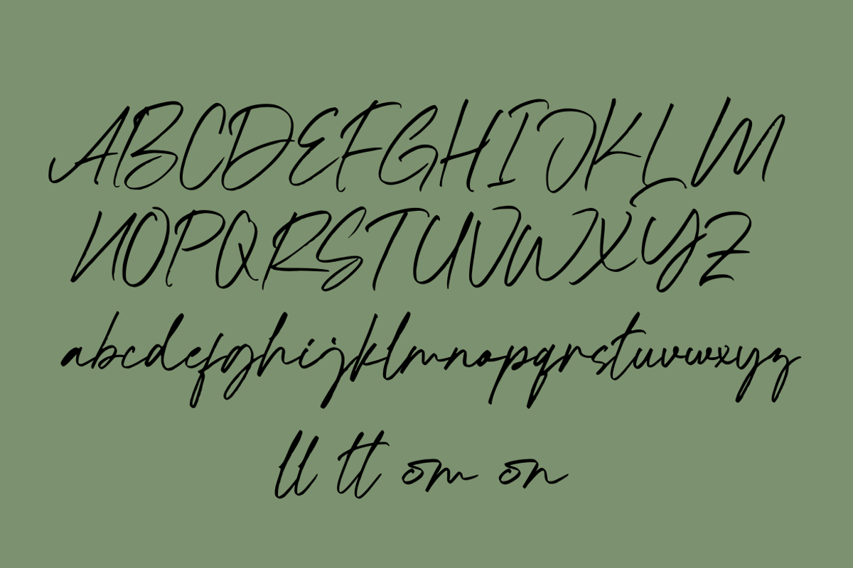 Sedoyo Rolas - Script Font, a Script Font by GFRcreative (Photo 3 of 5)