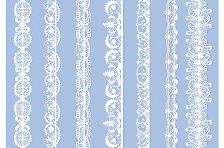 Lace seamless borders. Beautiful, an Object Illustration by YummyBuum