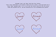 Valentine Font by PeachCreme, a Handwritten Font by PeachCreme (Thumbnail 6 of 8)