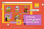 Orlova Post & Story Template, a Social Media Template by Creatchees.std (Thumbnail 1 of 5)