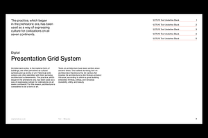 Digital Presentation Grid System