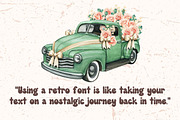 Retro Groovy - Display Handwritten, a Handwritten Font by Charmingbear59.design (Thumbnail 3 of 7)