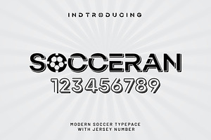 Socceran - Jersey Kit Display