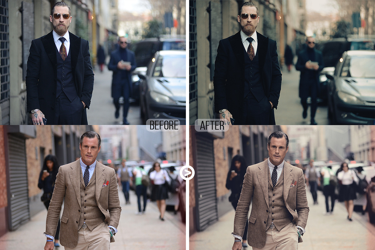Gentlemen Cinematic LUTs Pack, a Preset Add-On by CineMart (Photo 4 of 12)