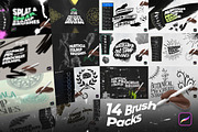 Procreate Stamp Brushes Bundle, a Brush Add-On by Layerform Design Co. (Thumbnail 2 of 7)