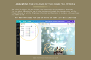 SALE! DOUBLE-EXP & GOLD WORDS SET 1, a Social Media Template by Illumineer Media & Design (Thumbnail 6 of 6)