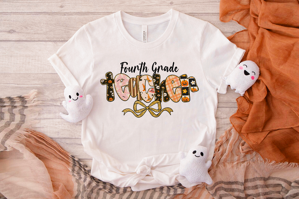 Halloween Teacher PNG Sublimation, a Seasonal Illustration by LemonDesign (Photo 6 of 7)