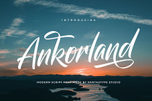 Ankorland Modern Script Font