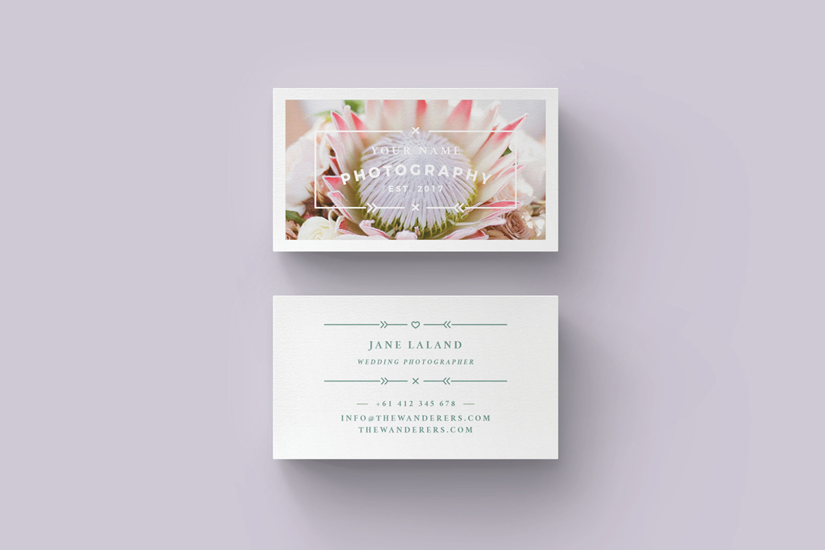 WANDERERS  Business Card Template, a Business Card Template by 46&2 Collective (Photo 2 of 11)