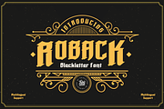 Roback, a Blackletter Font by twinstd (Thumbnail 1 of 13)