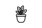 Flower Pot Silhouette Vector Bundle, an Illustration by jahid234 (Thumbnail 5 of 49)