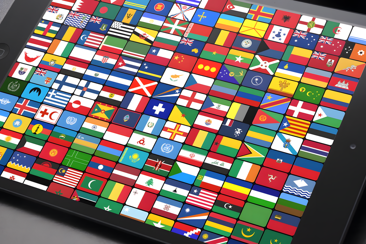 Rounded Rectangle Flags (460 Flags), a Solid Icon by alpercakici (Photo 2 of 7)