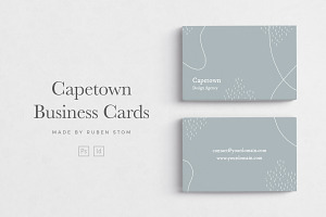 Capetown Business Card, a Business Card Template by Ruben Stom