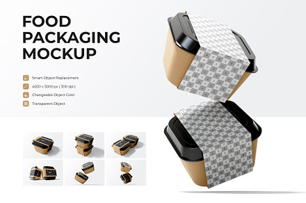 Food Packaging Label Mockup