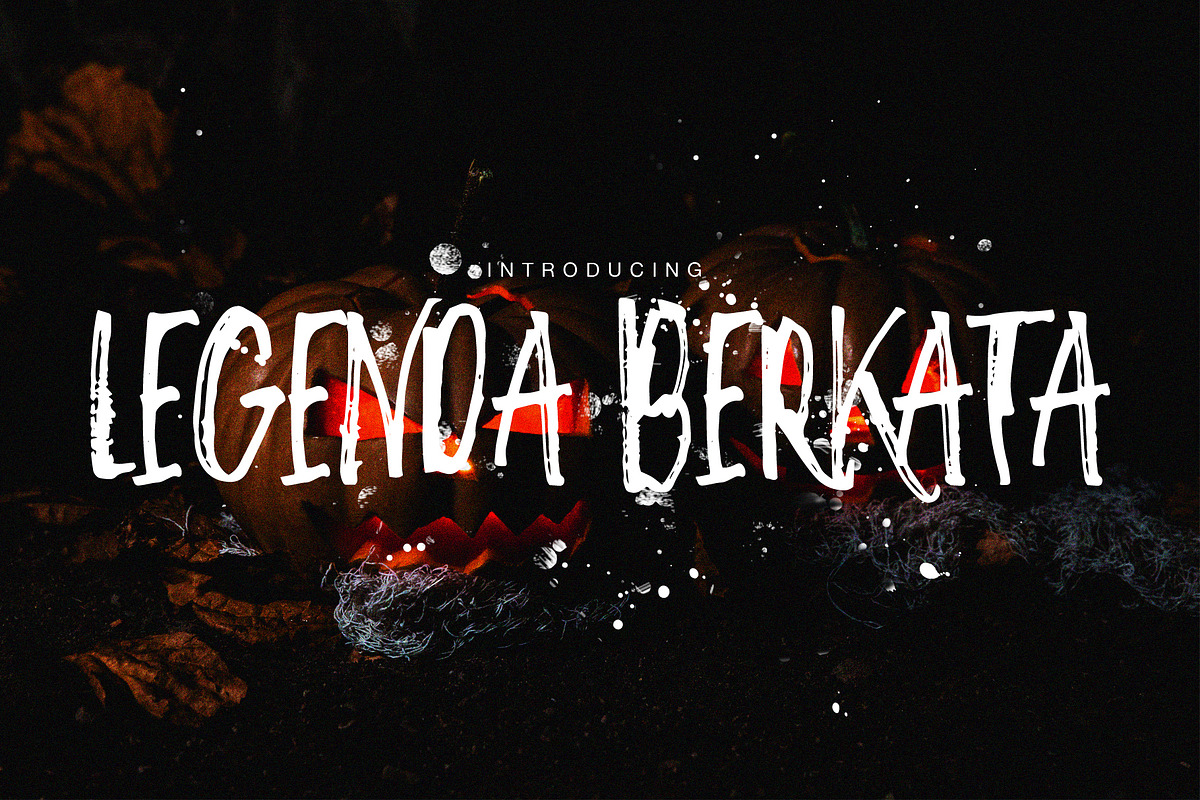 Legenda Berkata Rough Font