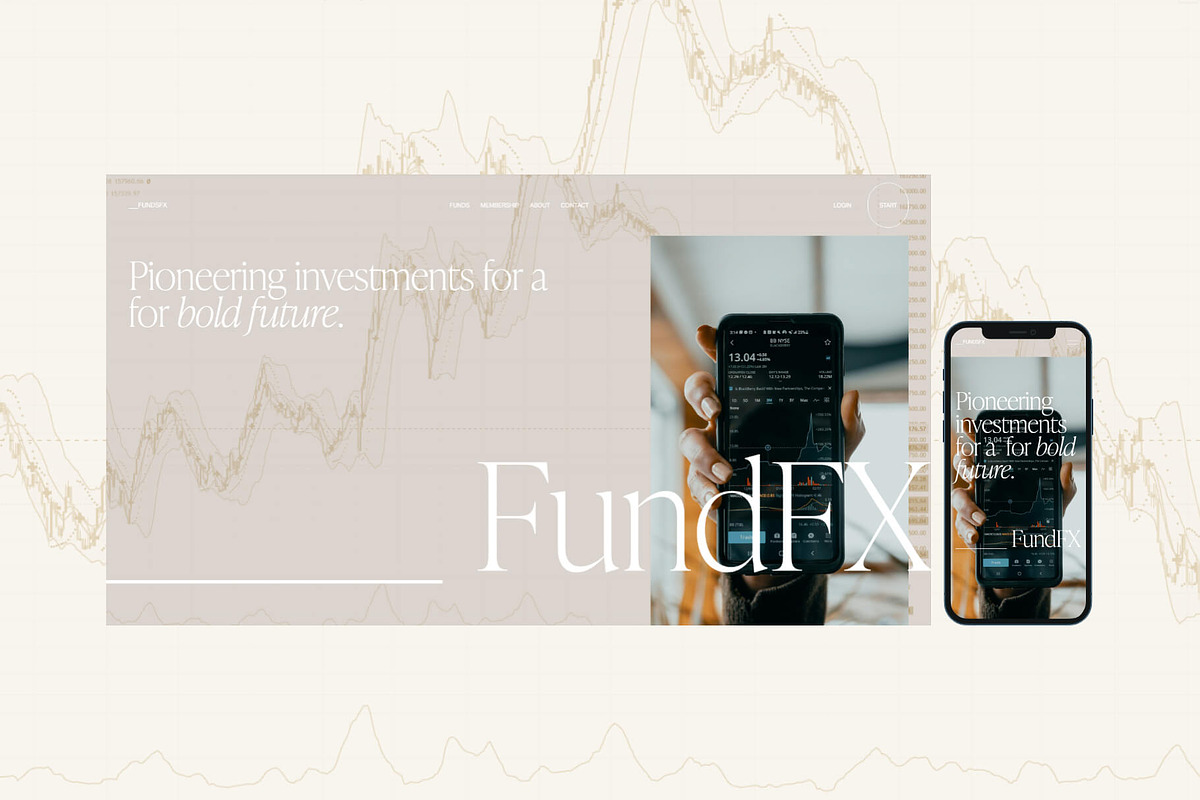 FundFX Squarespace Website Template preview 4
