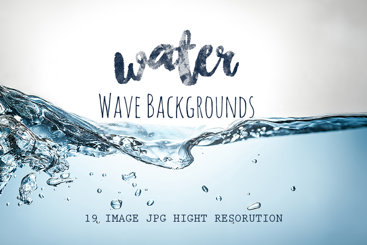 Water Wave Backgrounds, a Texture Graphic by pongsakornjun (Photo 4 of 5)