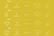 116 Geometric Animal Logos -30%, a Branding & Logo Template by VP Fonts (Thumbnail 10 of 11)