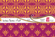 Indian Saree Paper Pack Pink, a Pattern Graphic by InkBite Designs (Thumbnail 3 of 4)
