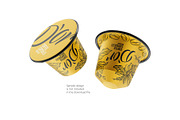 Coffee Capsules Pack 4 views, a Cups & Container Mockup by easymock (Thumbnail 12 of 12)