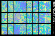 Lime Acid Gradients & Objects, a Texture Graphic by Julie&Taily (Thumbnail 14 of 21)
