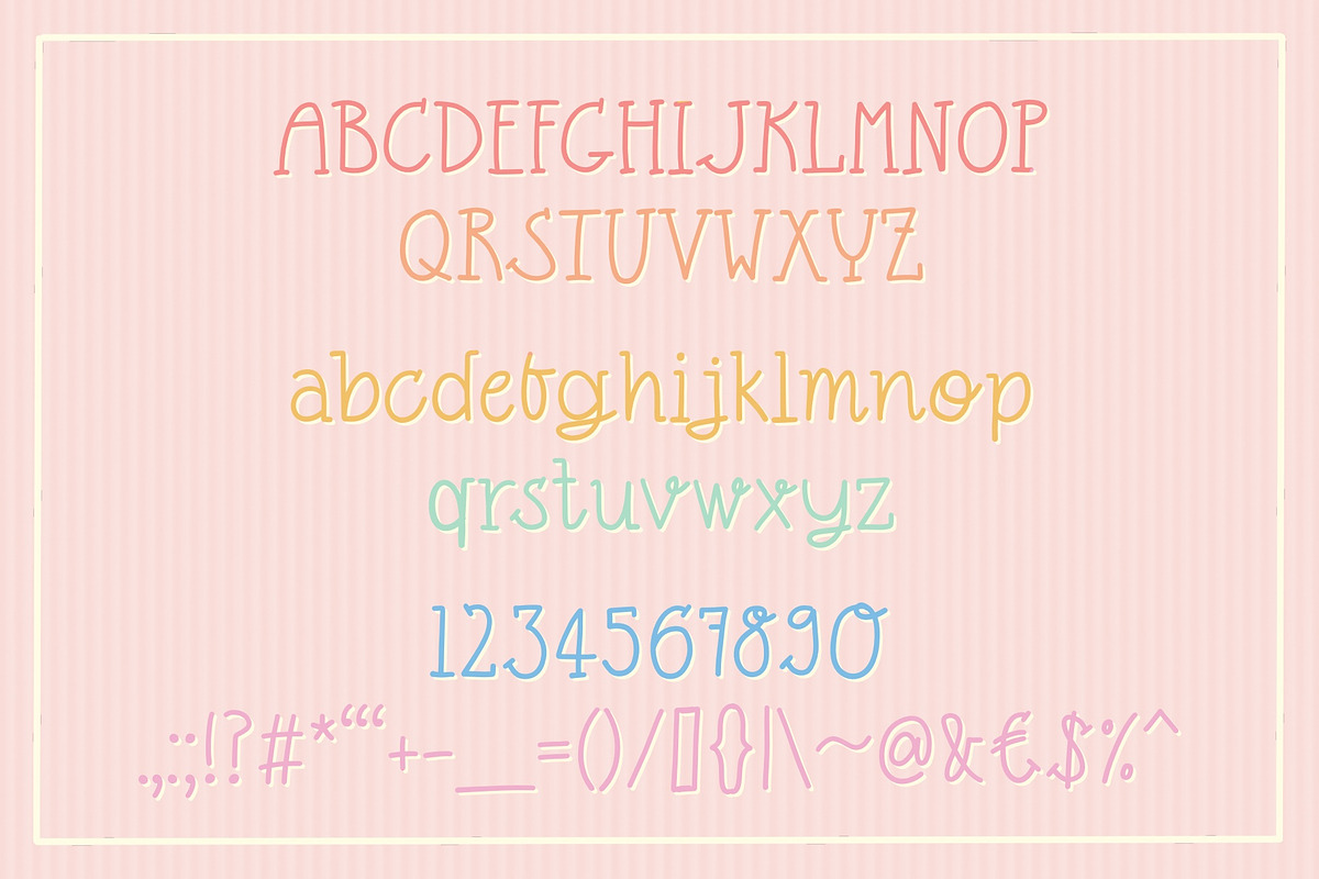 All You Need - a handdrawn font, a Font by Jutta Schneider (Photo 2 of 6)