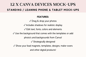 Canva Devices Mock-ups, Styled