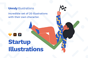 Unruly Illustrations, a Templates & Theme by Craftwork (Thumbnail 1 of 6)