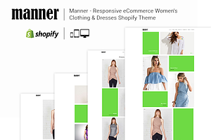 Manner Fashion Dresses Shopify Theme