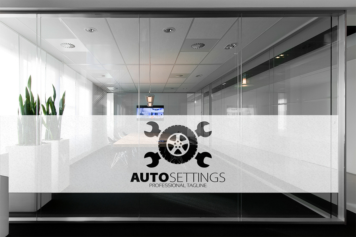 Auto Settings Logo, a Branding & Logo Template by essegraphic