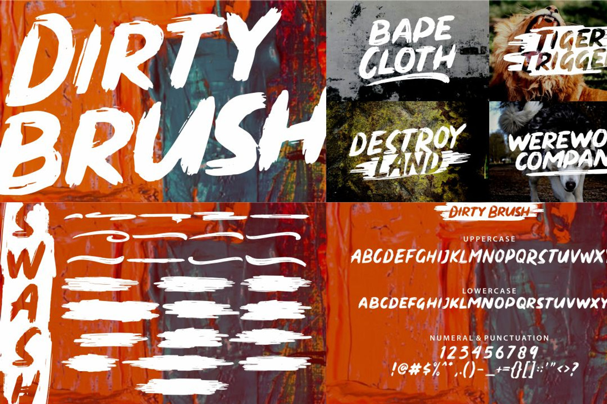 ⚡️BRUSH FONTS COLLECTIONS⚡️ preview 2