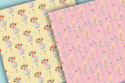 Wild flowers digital paper pack, a Pattern Graphic by designloverstudio (Thumbnail 2 of 7)