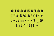 PGR Bronk - Bold Font, a Sans Serif Font by Pikgura (Thumbnail 3 of 6)