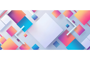 Abstract 3D Geometric Background