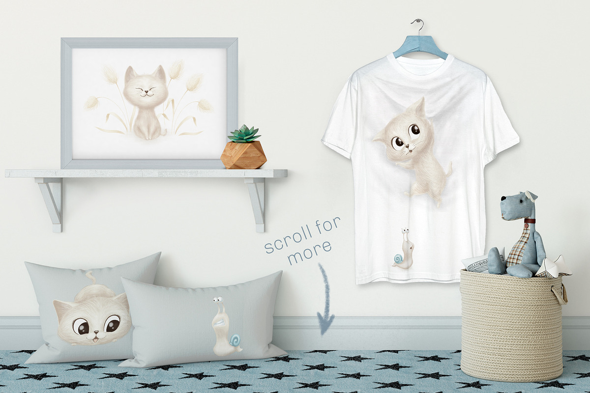 Fluffy, Funny, Cute, a Decorative Illustration by MeadowFox (Photo 6 of 8)