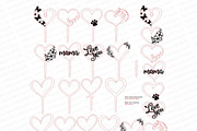 Valentines Day Heart Cake Topper svg, a Pattern Graphic by MegaPrezencik (Thumbnail 7 of 7)