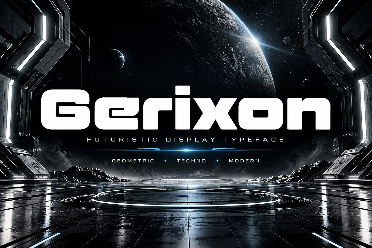 Gerixon, a Sans Serif Font by Wow Magic (Photo 1 of 5)