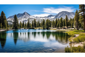skiing mammoth lakes ai generated, a Sports & Recreation Photo by pikepicture