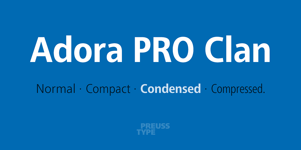 Adora PRO, a Sans Serif Font by preussTYPE (Photo 22 of 40)