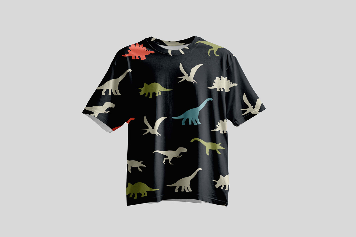 Dinosaur seamless pattern, a Pattern Graphic by Viktorijareut (Photo 2 of 4)