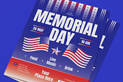 Memorial Day Flyer, a Flyer Template by graphicook (Thumbnail 2 of 3)