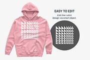 IND4000 Hooded Pullover Mockups, a Shirt Mockup by GraphicHero (Thumbnail 5 of 9)
