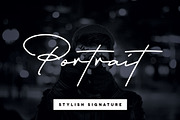 Portrait - A Signature Script, a Script Font by Hustle Supply Co. (Thumbnail 1 of 9)