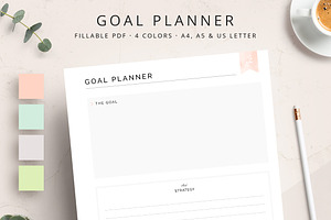 FILLABLE Goal Planner Printable